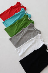 6 colors Vivid Fine Pelvic Basic Sleeveless