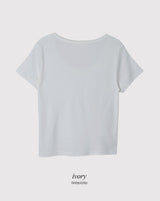 ソフトモダールベーシック半袖Tシャツ (6color)