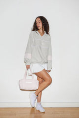 Terry block sweatshirt
