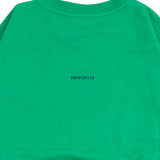 エスニックフラワーロゴクロップ半袖 MTM Tシャツ(UNISEX)_SYS5TS03GN