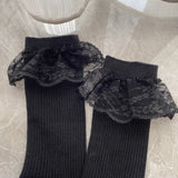frill ancle socks (2color)