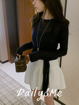 shirring mini skirt(onecolor)