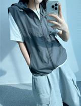 PLANNED WIND BREAKER HOOD VEST🩵🩷💙💛 - 8 COLORS