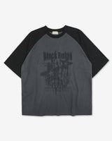 スタミューンプリントラグラン半袖Tシャツ