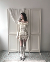 valentine eyelet two-piece set