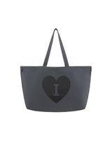 Heart Logo bag big ver. - Charcoal