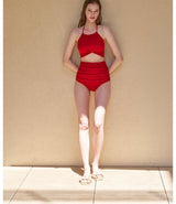 Jennie Top and Bottom Set Red