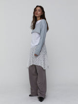 Cotton Cropped Top_Skyblue