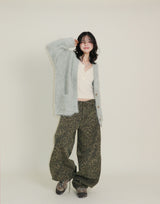 (Leopard Item) Kiya leopard printed balloon-fit wide pants