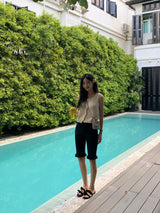 [MADE] LUBO FRILL BIKER PANTS