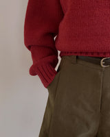 Henne Bermuda Pants & Belt Set