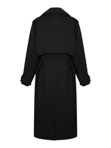Trentch Long Padded Jumper In Black