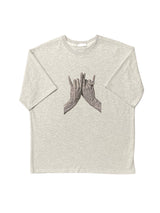 サインカットオーバー半袖Tシャツ 4C