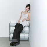 (2nd reorder) frill layered sleeveless - ivory