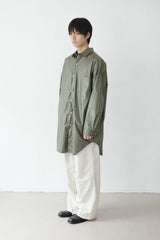 ライトウエイト コットン ロングシャツ