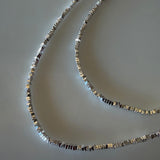 [925silver] Silver chip necklace