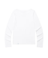 W SYMPHONY LS TEE WHITE(CV2EFFT554A)