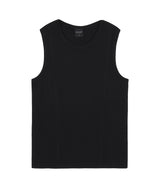 Ribbed Cutout Sleeveless - Black