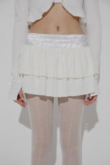 DOUBLE TIERED SKIRT