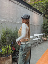 Angie basic off-shoulder long sleeves