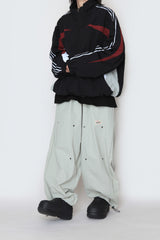 eyelet string nylon pants