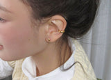 [925 Silver] Fave Bold Earcuff (Gold)