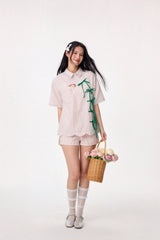 Dear Days Petal Boxy Shirt (Pink)