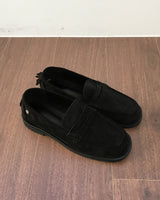 Suede penny loafers (2color)