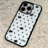 [MADE] Rose . dot Glass Bumper I-case