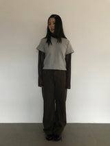 [MD Pick]ベイスリットカットアウトTシャツ (5color)