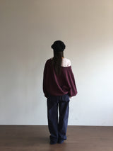 ピンリベットストレートパンツ (2color)