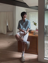 Lion Stripe Half Shirt