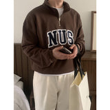 Huke x Nus. half zip-up