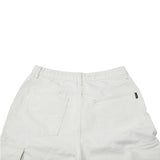 カーゴルーズフィットデニムパンツアイボリー
