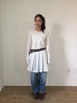 ローニットプリーツワンピース (3color)