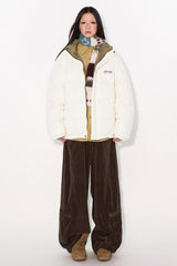 90% white duck 2サイドブレッドシェイプダウンジャケット