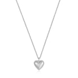 Rope Bezel Heart 925 Silver Necklace N036-02H