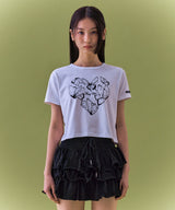 [NF] HEART BUTTERFLY CROP TEE_(WHITE)_F24QB366