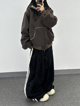 terry four pintuck pants