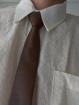 ASCLO Leather One Touch Tie (2color)