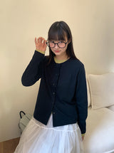 26SS★ [BAONHAUS] Tier Frill Cardigan