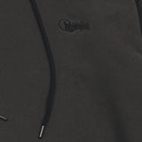 PIGMENT COATED HOODIE CHARCOAL