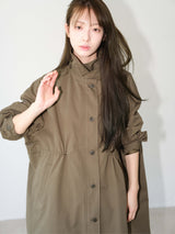 Neck Belt Trench (Khaki)