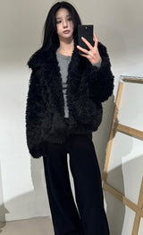 Feather Fluffy Fur Jacket