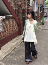 Ismi Non-Fade Wide Bootcut Denim Pants