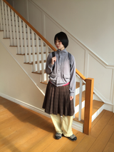 YWD PLAID PLEATS SKIRT (3color)