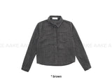 (WOOL) GINGHAM CHECK SHIRT