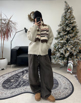 Helid Boucle Knit Zip-Up