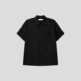 ASCLO Breeze Grid Roll Up Check Shirt (3color)