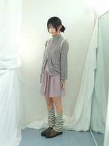 Shirring Flared Dress
